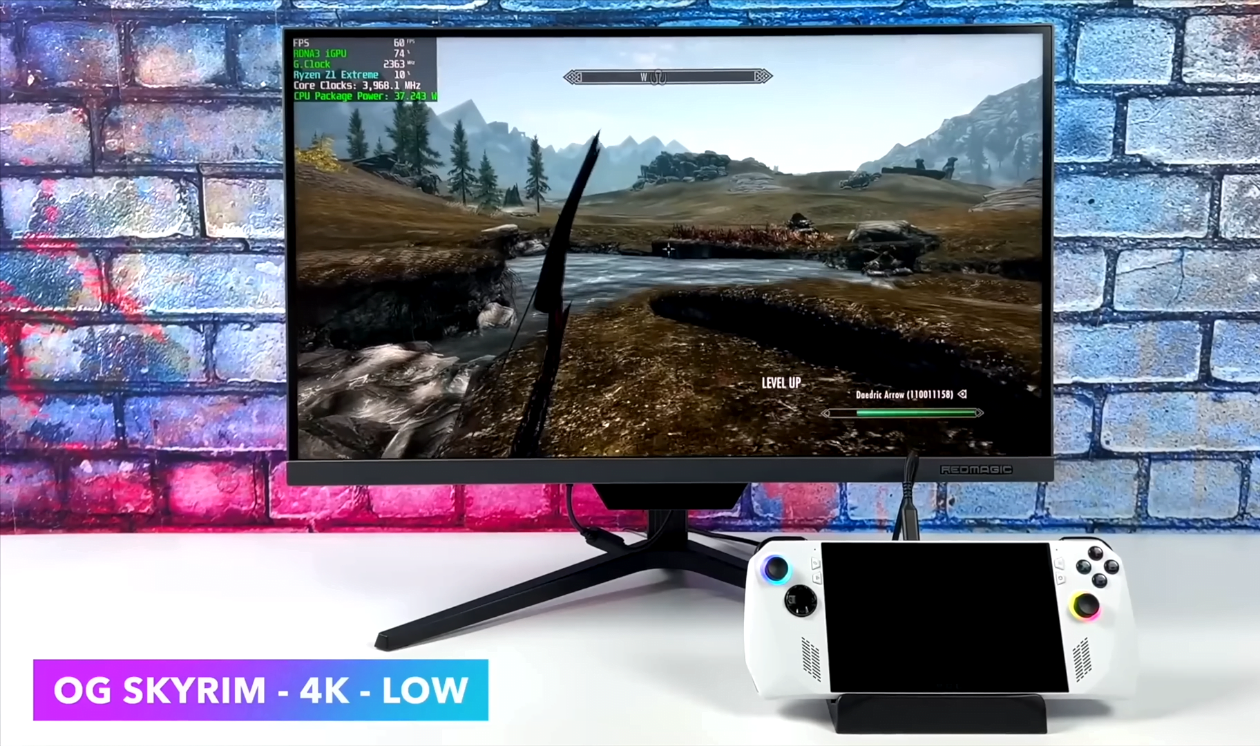 ROG Ally docked mode